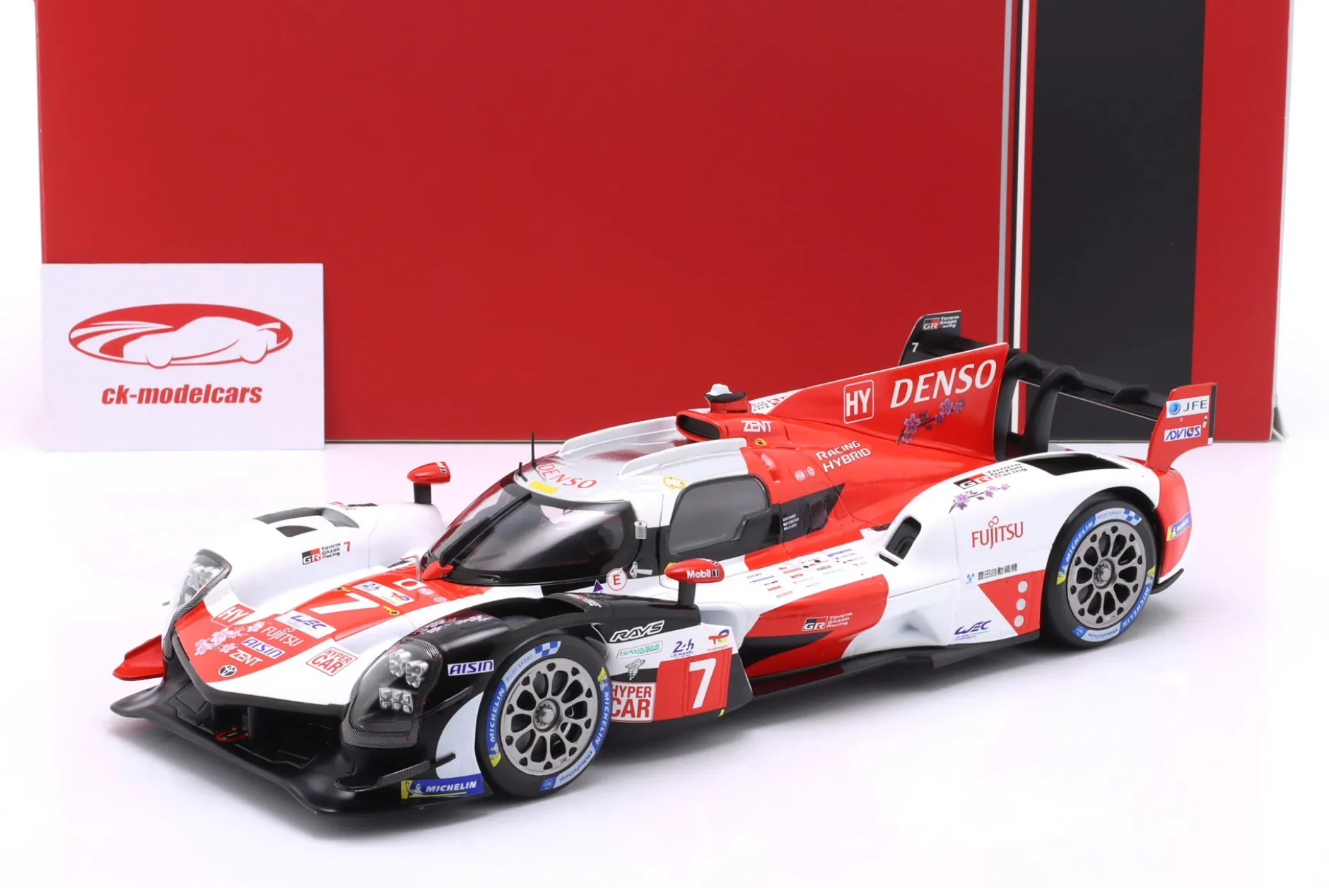 Toyota GR010 Hybrid #7 24h LeMans 2023 Conway, Kobayashi, Lopez 1:18 Ixo
