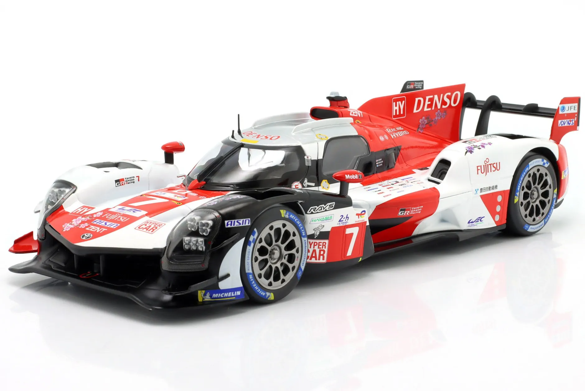 Toyota GR010 Hybrid #7 24h LeMans 2023 Conway, Kobayashi, Lopez 1:18 Ixo