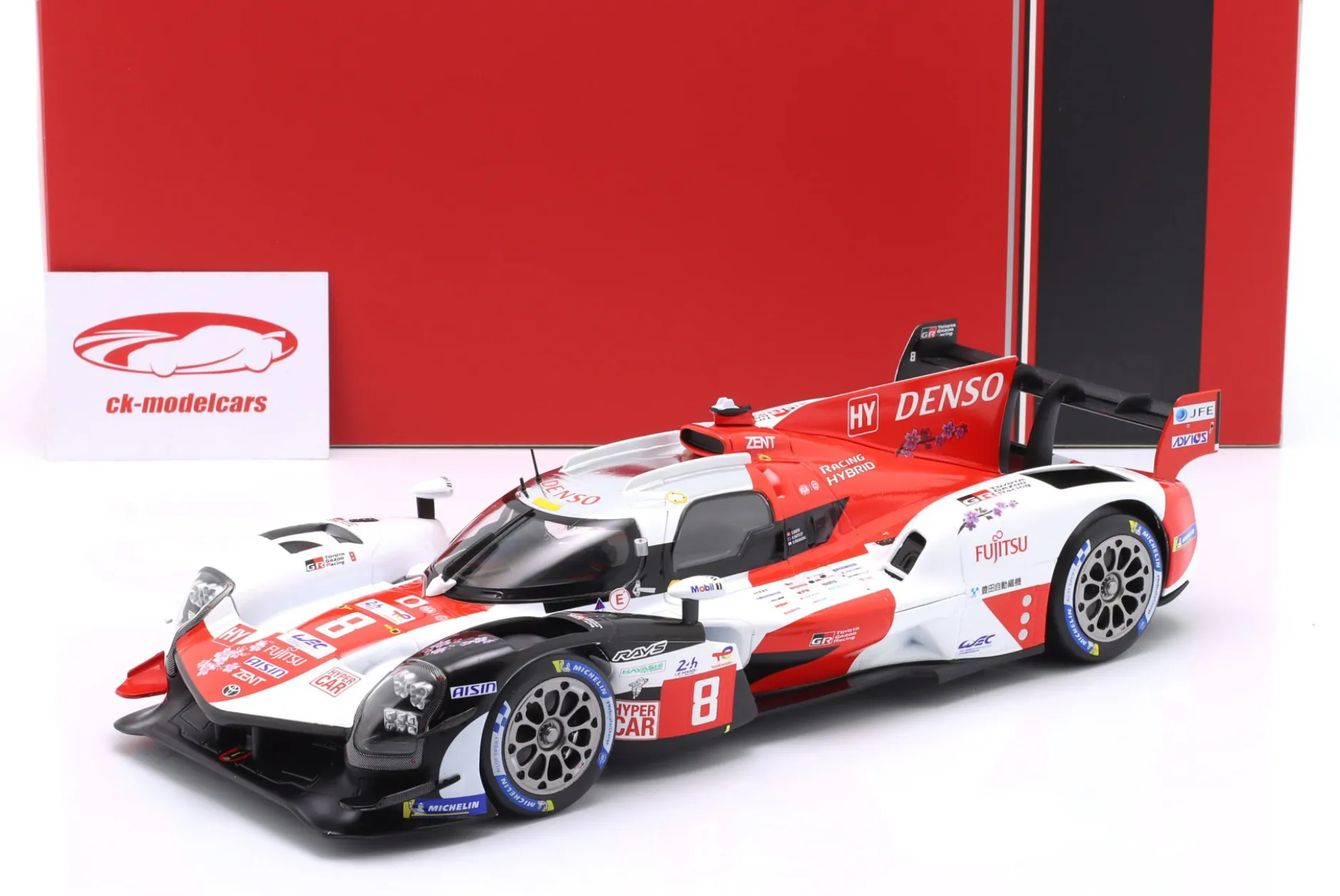 Toyota GR010 Hybrid #8 2nd 24h LeMans 2023 Toyota Gazoo Racing 1:18 Ixo