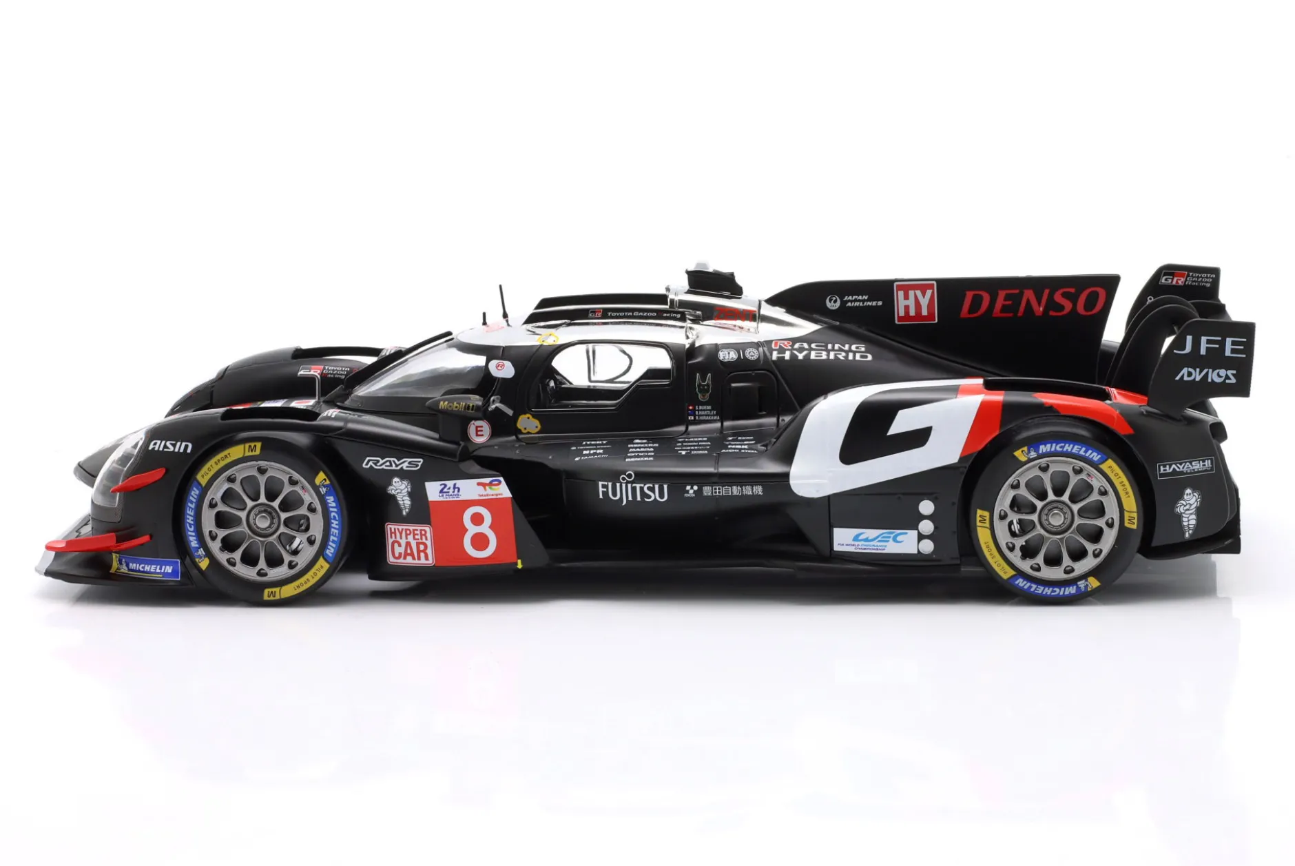 Toyota GR010 Hybrid #8 5th 24h LeMans 2024 Toyota Gazoo Racing 1:18 Ixo