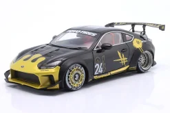 Toyota GR86 LBWK Body Kit 2024 schwarz / gold 1:18 Solido