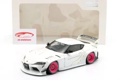 Toyota GR Supra LWB Baujahr 2025 weiß / pink 1:18 Solido