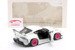 Toyota GR Supra LWB Baujahr 2025 weiß / pink 1:18 Solido