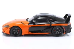 Toyota GR Supra Streetfighter Baujahr 2024 orange / schwarz 1:18 Solido