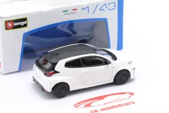 Toyota GR Yaris Baujahr 2024 weiß 1:43 Bburago