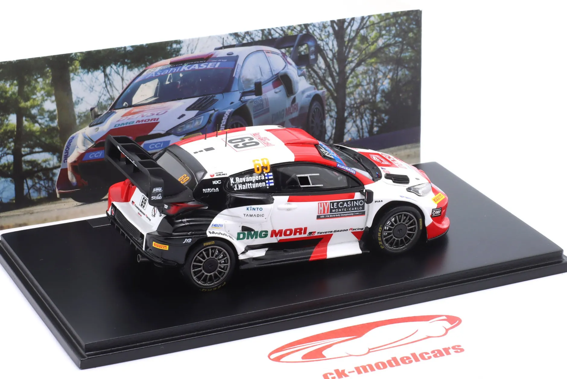 Toyota GR Yaris Rally1 #69 4th Rallye Monte Carlo 2022 Rovanperä, Halttunen 1:43 Spark