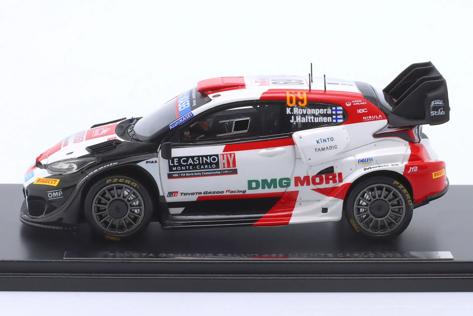 Toyota GR Yaris Rally1 #69 4th Rallye Monte Carlo 2022 Rovanperä, Halttunen 1:43 Spark