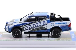 Toyota Hiace Widebody Toyo Tires blau mit Dekor 1:64 Tarmac Works