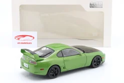 Toyota Supra MK4 (A80) Baujahr 1993 grün schwarz 1:18 Solido