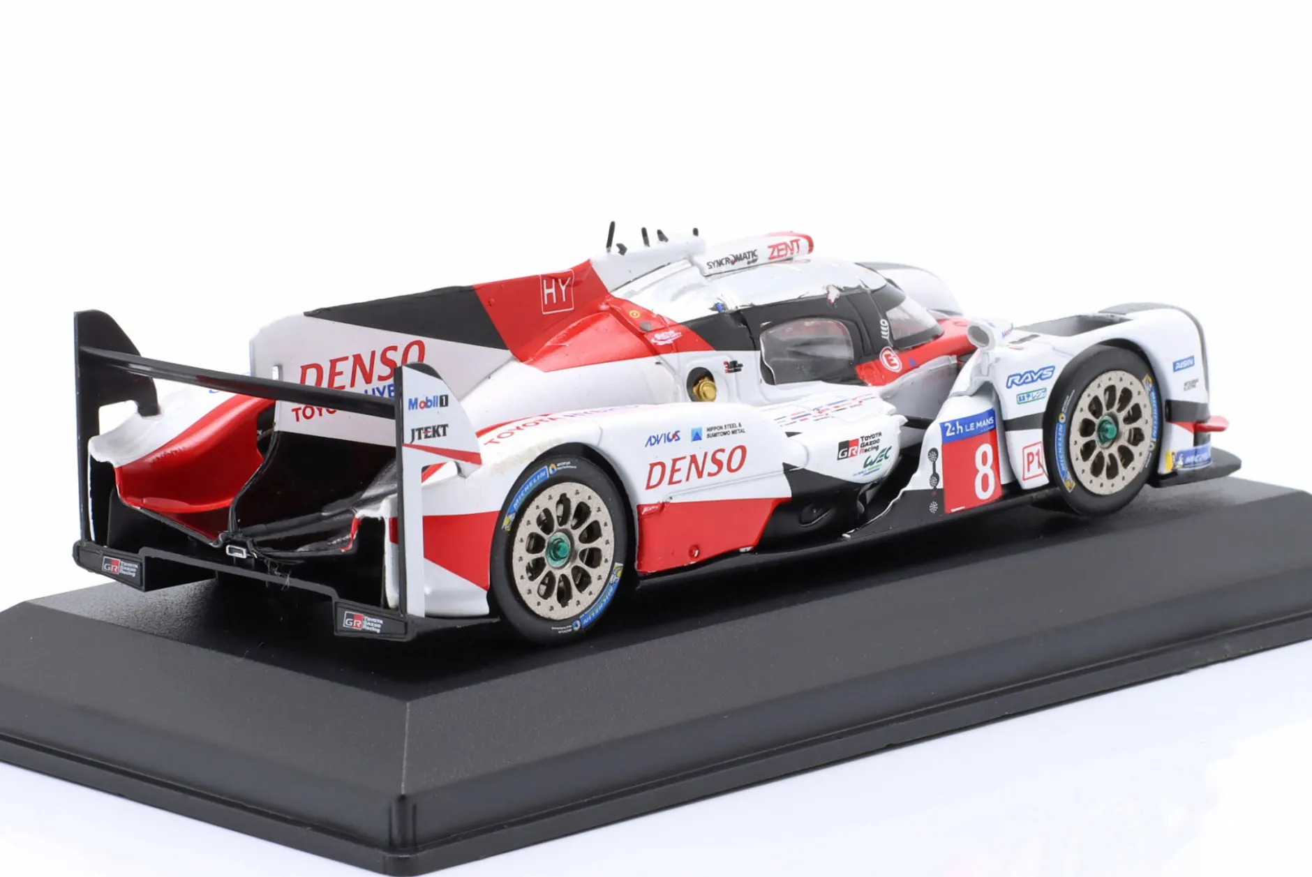 Toyota TS050 Hybrid #8 24h LeMans 2017 Buemi, Davidson, Nakajima 1:43 Altaya