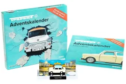Trabant Adventskalender: Trabant P 601 beige / blau 1:43 Franzis