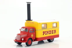Unic ZU 51 Kitchen Truck Pinder Zirkus Baujahr 1952 gelb / rot 1:43 Direkt Collections