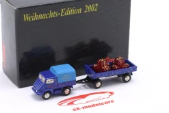 Unimog 401 mit Ladegut Weihnachts-Edition 2002 1:90 Schuco Piccolo