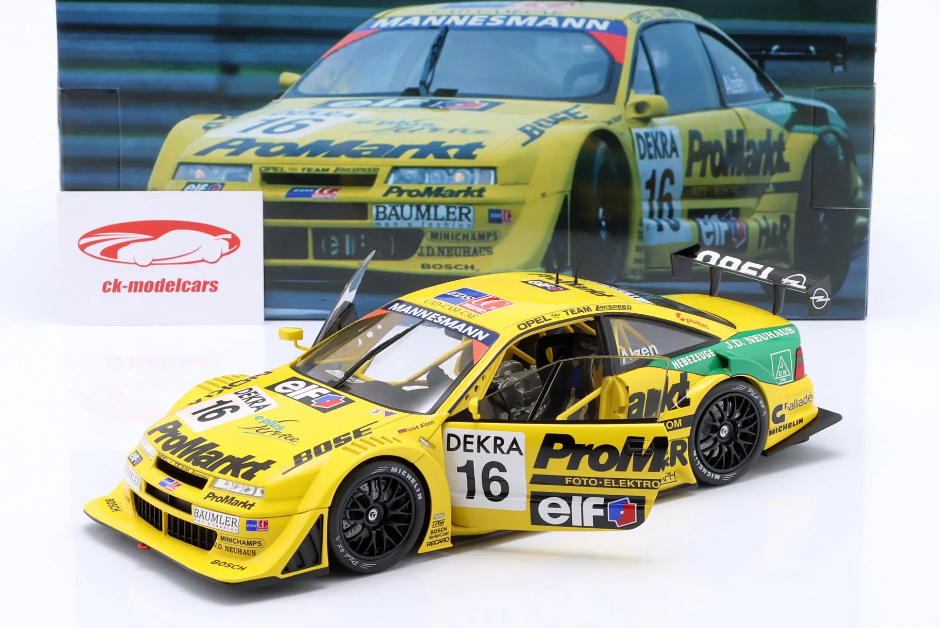 Uwe Alzen #16 Opel Calibra V6 4x4 Team Zakspeed ITC 1996 1:18 WERK83