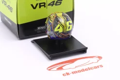 Valentino Rossi #46 Fiat Yamaha Team Moto GP Weltmeister 2008 Helm 1:10 Minichamps