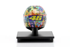 Valentino Rossi Fiat Yamaha Team #46 3rd Laguna Seca MotoGP 2010 Helm 1:10 Minichamps