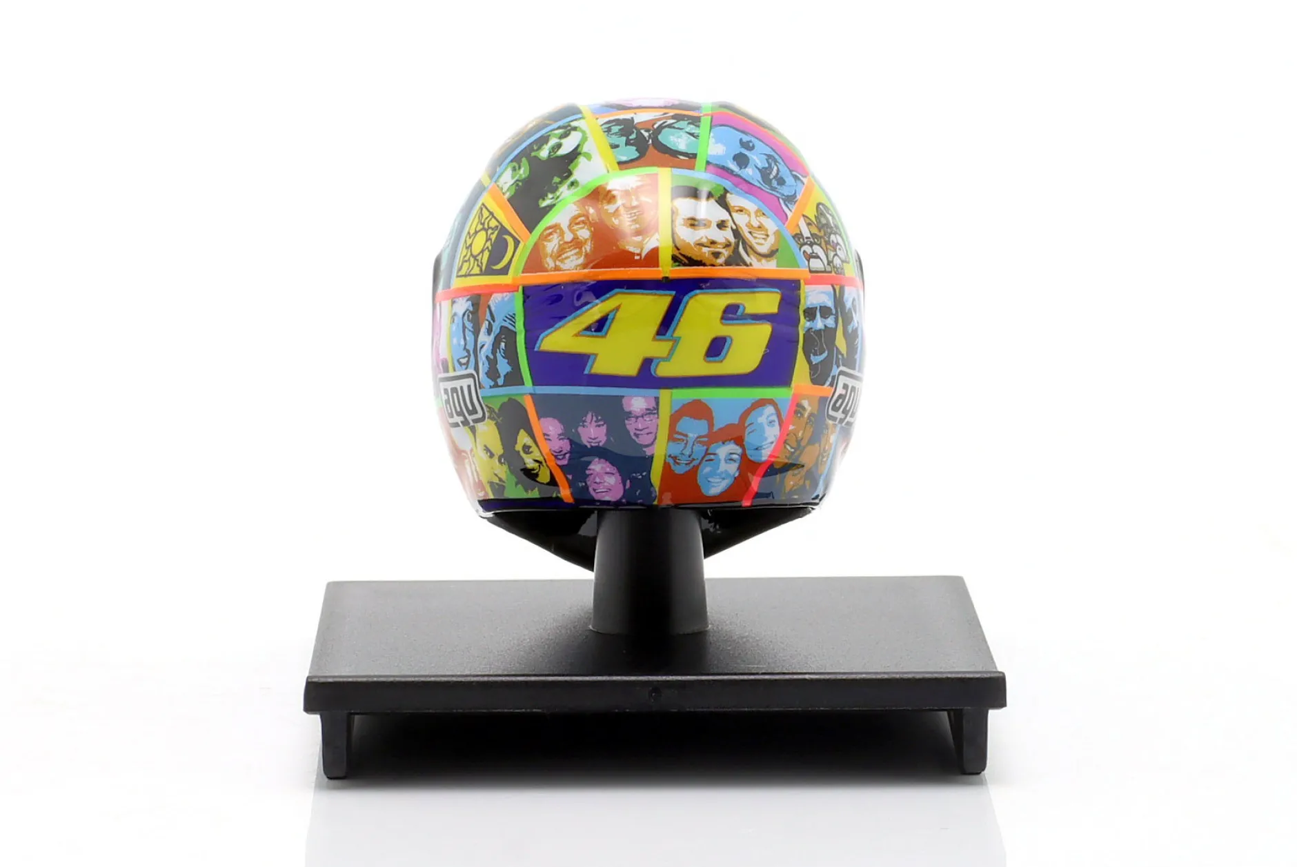 Valentino Rossi Fiat Yamaha Team #46 3rd Laguna Seca MotoGP 2010 Helm 1:10 Minichamps