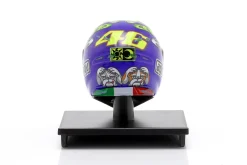 Valentino Rossi Fiat Yamaha Team #46 3rd Mugello MotoGP Weltmeister 2009 Helm 1:10 Minichamps