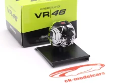 Valentino Rossi #46 Yamaha Factory Racing Moto GP Test Sepang 2023 Helm 1:10 Minichamps
