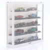 Vitrine LED Multicase 5-stöckig für Modelle im Maßstab 1:43 / 1:64 weiß Triple9