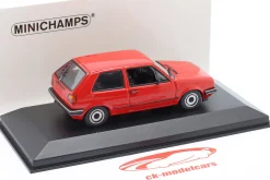Volkswagen VW Golf II Baujahr 1985 rot 1:43 Minichamps