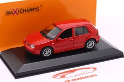 Volkswagen VW Golf IV Baujahr 1999 rot 1:43 Minichamps
