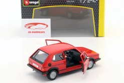 Volkswagen VW Golf Mk1 GTI Baujahr 1979 rot 1:24 Bburago