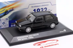 Volkswagen VW Golf Rally MK2 Baujahr 1989 schwarz 1:43 Solido
