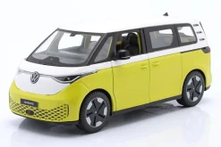 Volkswagen VW ID. Buzz Baujahr 2023 gelb / weiß 1:24 Maisto