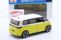 Volkswagen VW ID. Buzz Baujahr 2023 gelb / weiß 1:24 Maisto