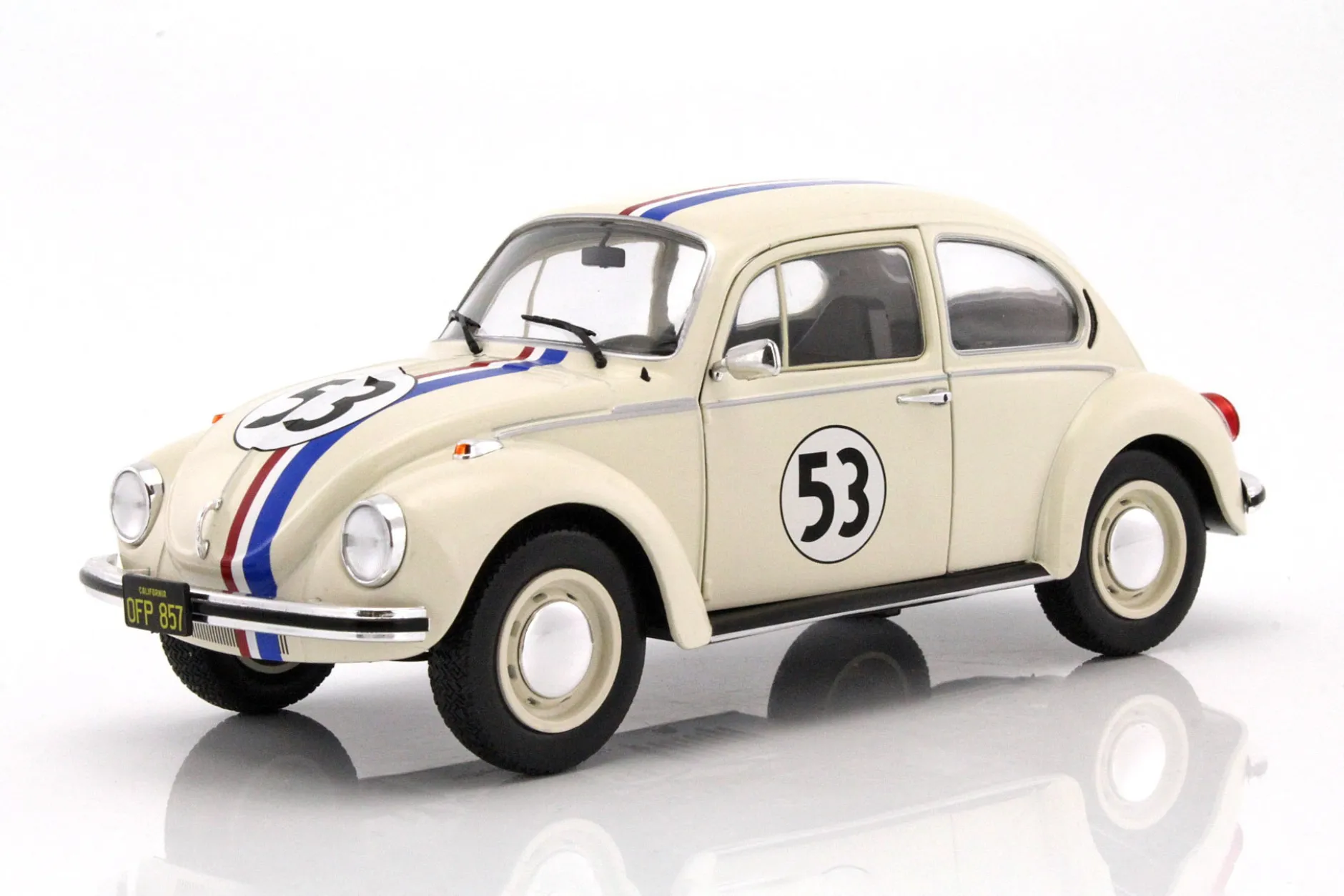 Volkswagen VW Käfer #53 Herbie creme weiß 1:18 Solido