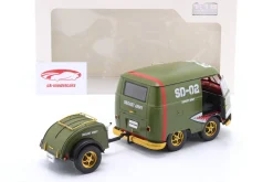 Volkswagen VW Kool Kombi Army Fighter 2023 oliv mit Dekor 1:18 Solido