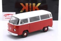 Volkswagen VW T2b Baujahr 1972 rot / weiß 1:18 KK-Scale