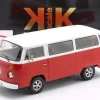 Volkswagen VW T2b Baujahr 1972 rot / weiß / Fuchs Felgen 1:18 KK-Scale