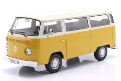 Volkswagen VW T2b Bus Baujahr 1972 gelb / weiß 1:18 KK-Scale