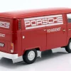 Volkswagen VW T2b Bus Porsche Renndienst Baujahr 1972 rot 1:18 KK-Scale