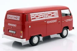 Volkswagen VW T2b Bus Porsche Renndienst Baujahr 1972 rot 1:18 KK-Scale