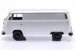 Volkswagen VW T2b Kastenwagen Baujahr 1972 silber 1:18 KK-Scale