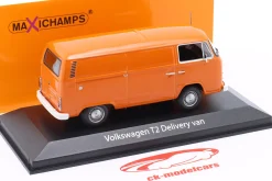 Volkswagen VW T2 Bus Baujahr 1972 orange 1:43 Minichamps