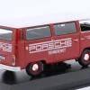 Volkswagen VW T2 Bus Porsche Renndienst 1972 rot 1:43 Minichamps