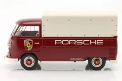 Volkswagen VW T1 Pick-Up Porsche Service 1950 dunkelrot 1:18 Solido