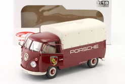 Volkswagen VW T1 Pick-Up Porsche Service 1950 dunkelrot 1:18 Solido