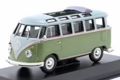 Volkswagen VW T1 Samba Baujahr 1961 grün / grau 1:43 Minichamps