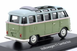 Volkswagen VW T1 Samba Baujahr 1961 grün / grau 1:43 Minichamps