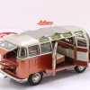 Volkswagen VW T1 Samba Bus Baujahr 1962 orange / silbergrau metallic 1:18 Schuco
