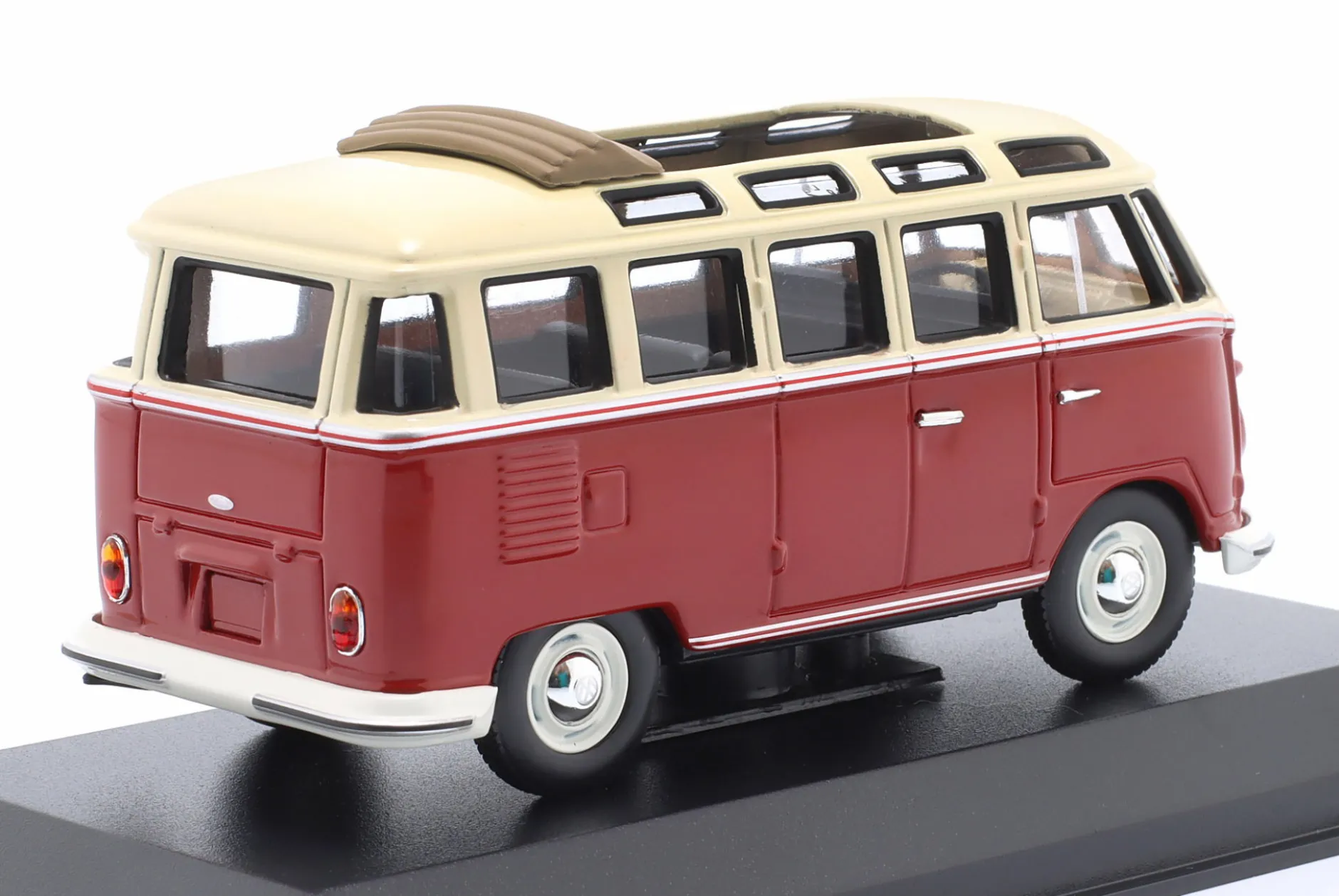 Volkswagen VW T1 Samba Bus Baujahr 1963 beige / rot 1:43 Minichamps