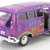 Volkswagen VW T1 Samba Bus Hippie Line Flower Power lila 1:24 Maisto