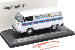 Volkswagen VW T2 Transporter Porsche Renndienst Martini Design 1:43 Minichamps