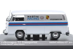 Volkswagen VW T2 Transporter Porsche Renndienst Martini Design 1:43 Minichamps