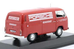 Volkswagen VW T2 Transporter Porsche Renndienst 1972 rot 1:43 Minichamps
